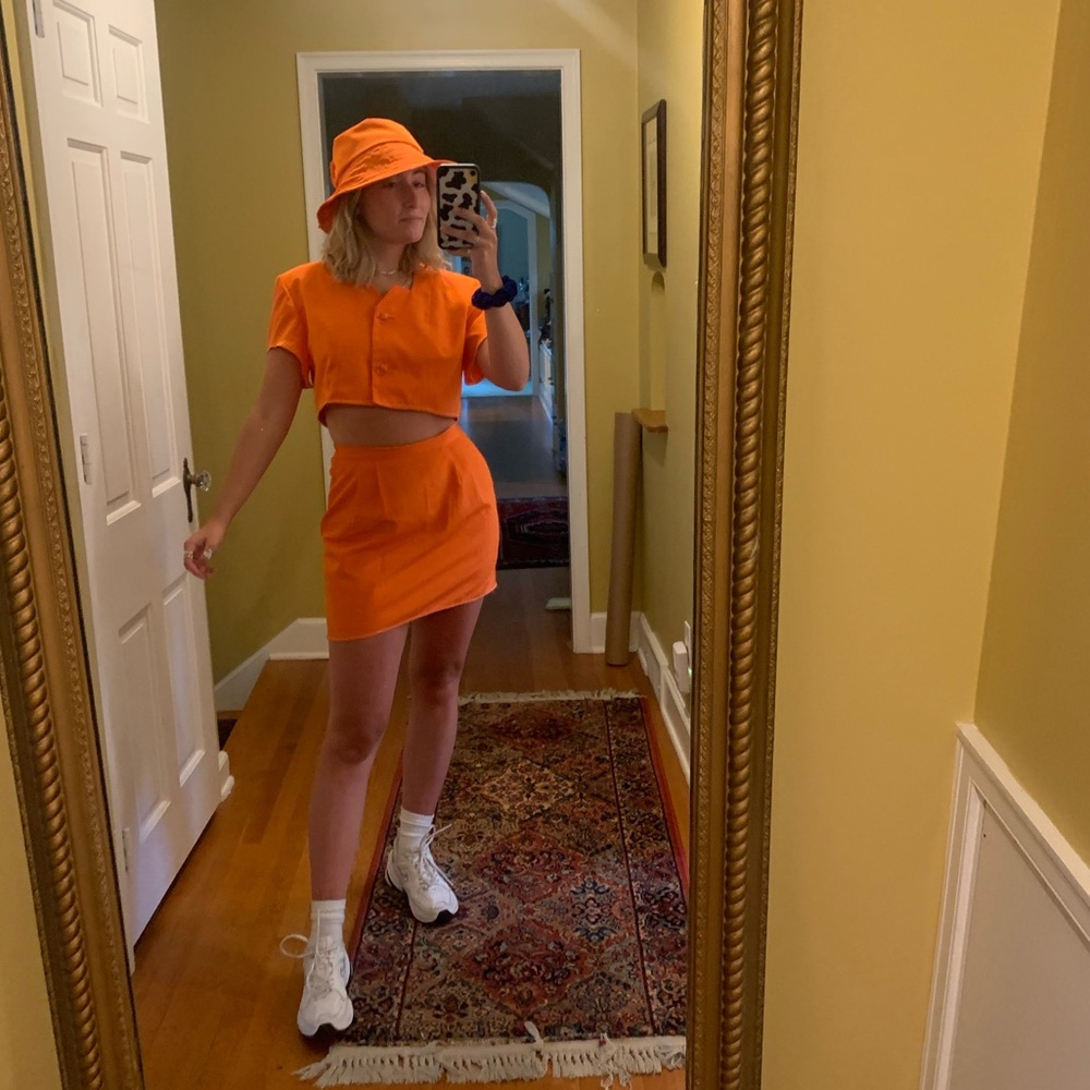 Orange three piece set.